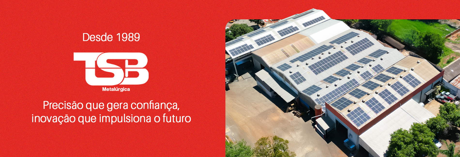 Material promocional da empresa TSB