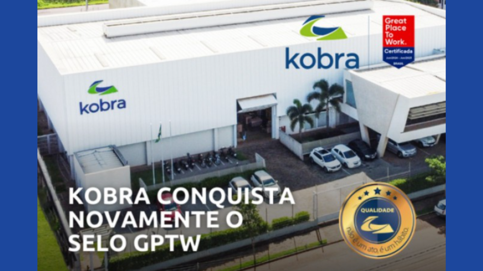 Material promocional da empresa KOBRATEC