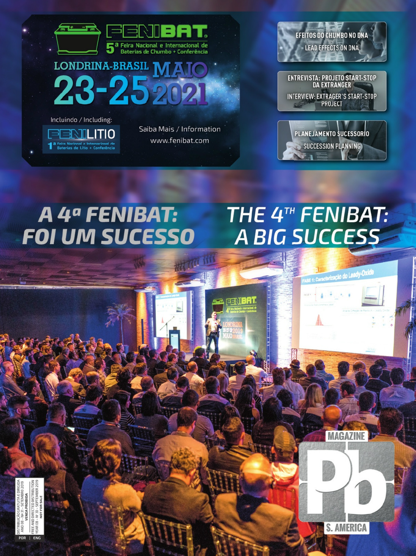 Capa da revista A 4ª FENIBAT: FOI UM SUCESSO