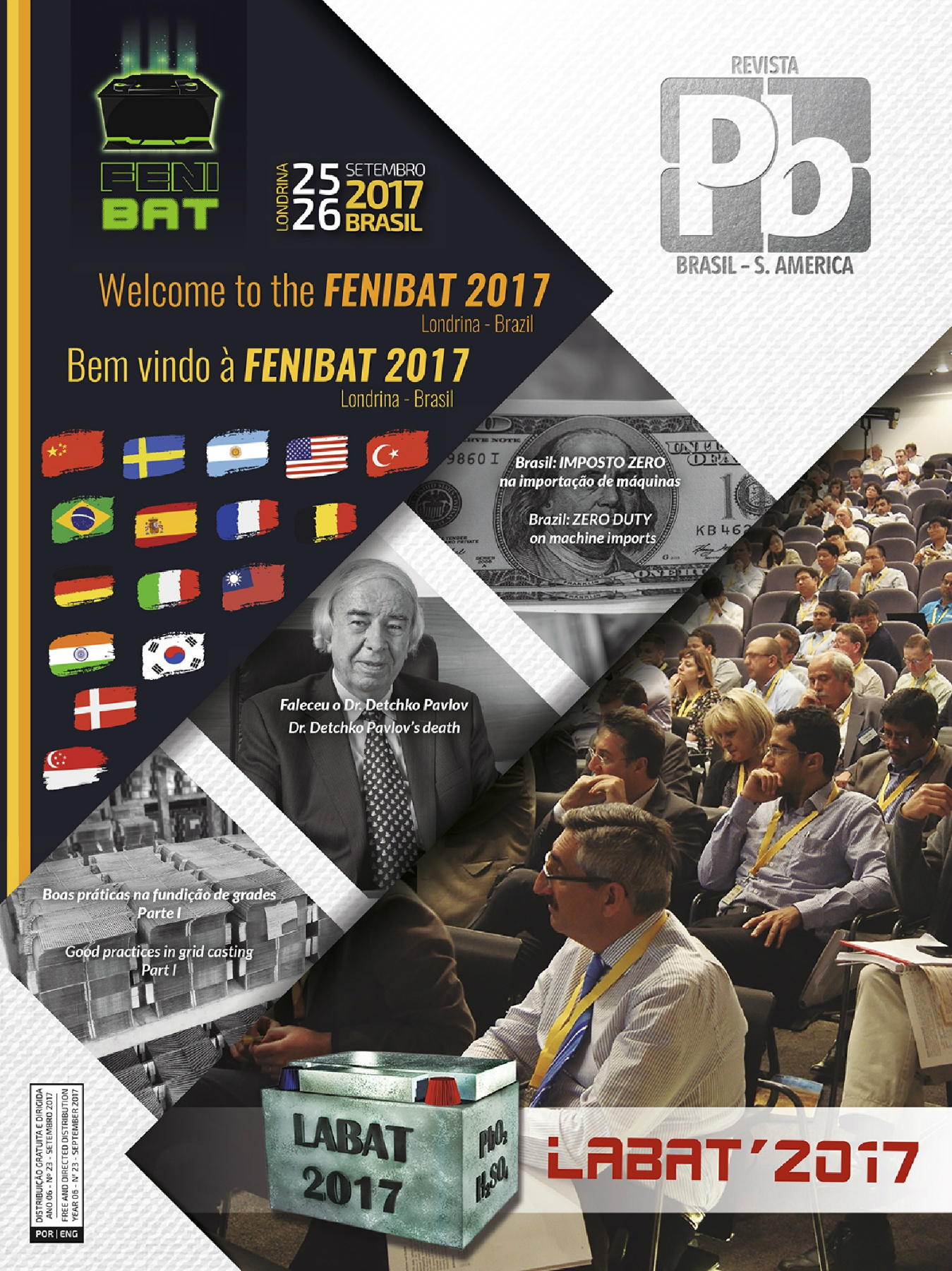 Capa da revista BEM VINDO À FENIBAT 2017