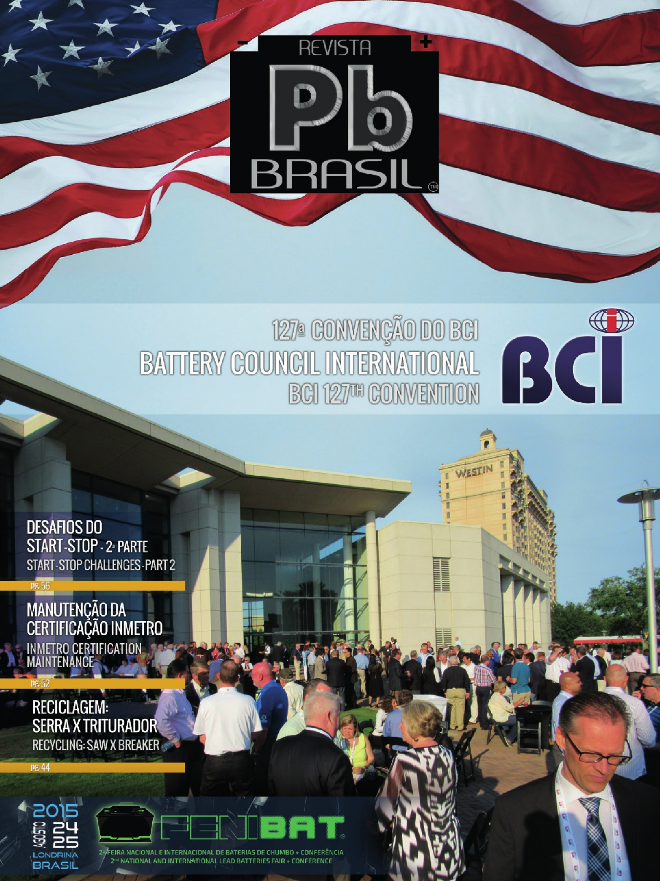 Capa da revista 127ª CONVENÇÃO DO BCI