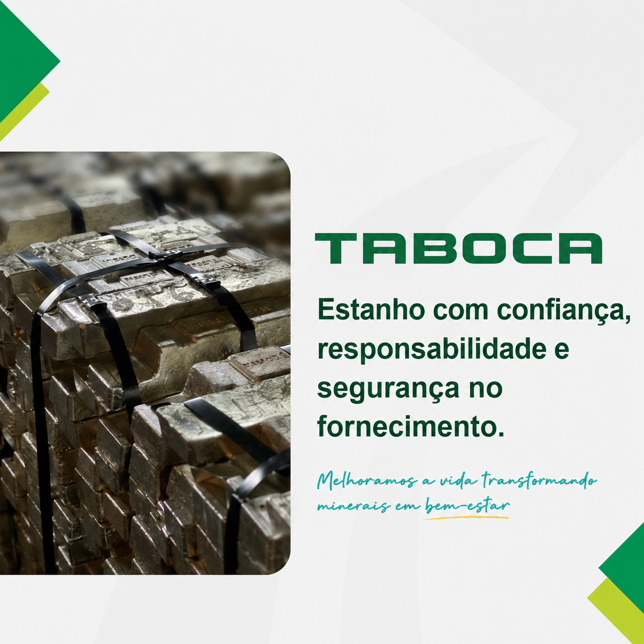 Banner de Mineração Taboca