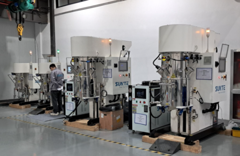 Equipamentos da linha de fabricação do slurry para materiais ativos de baterias
