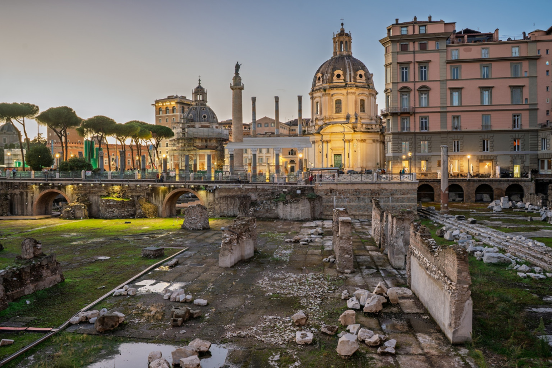 Ruínas e construções históricas de Roma que inspiraram a tecnologia de armazenamento térmico